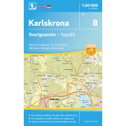 8 Karlskrona Sverigeserien 1:50 000